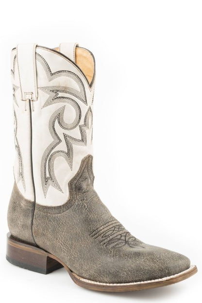 Roper Mens Parker Round Toe Boots 10 D Marbled Bla
