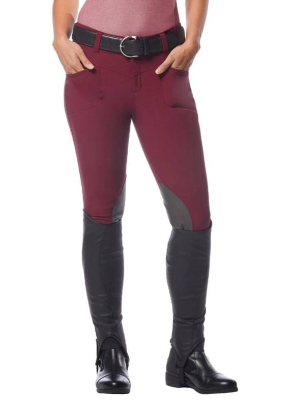Kerrits Ladies Petite Cross-Over II Knee Patch Bre