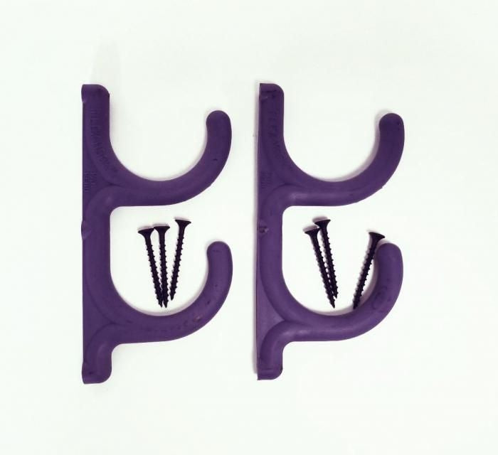 Double Decker Flex Hook Patented Purple 2 Pack