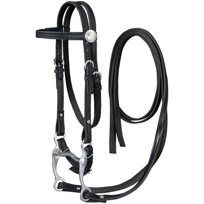 King Series Nylon Pony BB Bridle Leather
