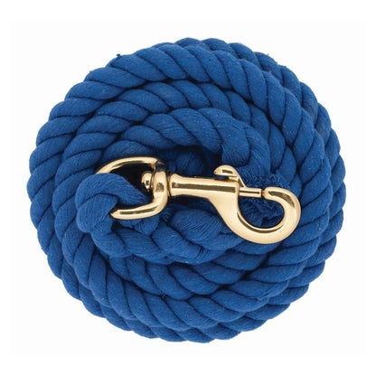 Weaver Cotton Lead Rope with Brass Plated Snap 8Ft