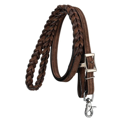 Royal King Braided Leather Roping Reins