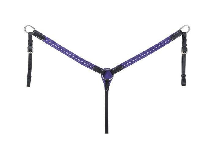 King Series Pony Suede Breastcollar