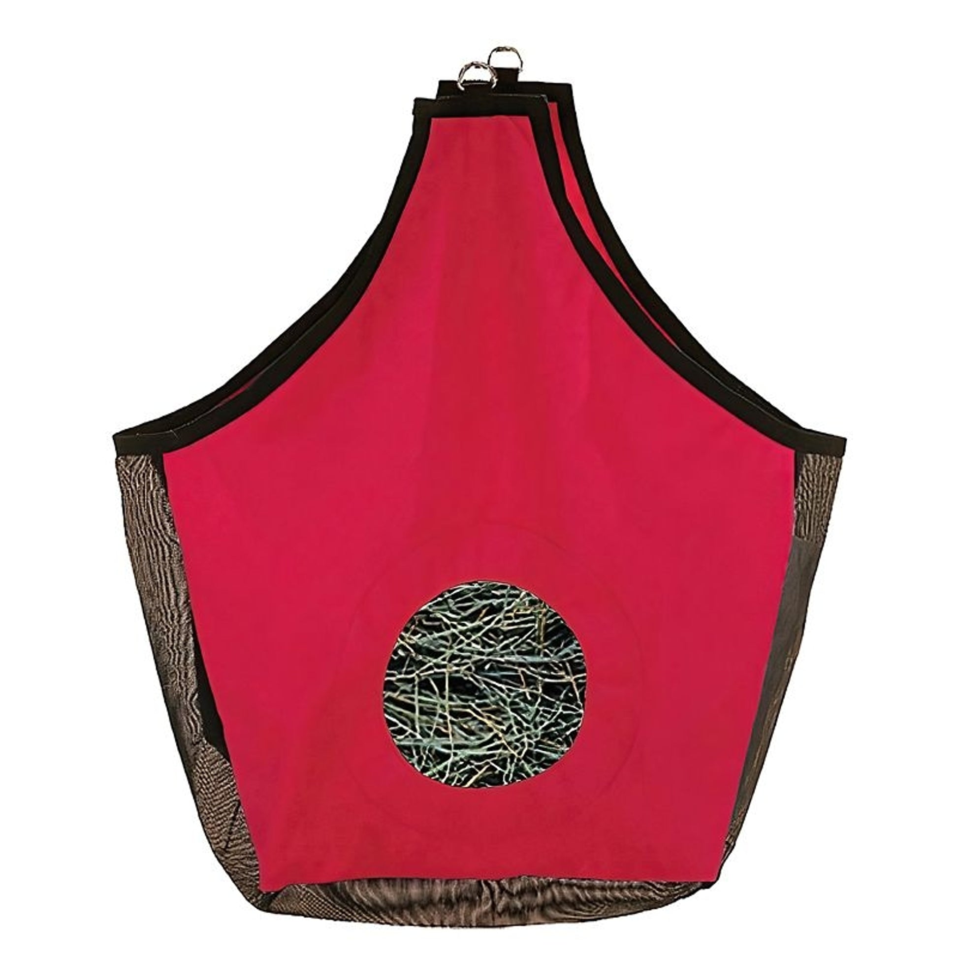 Mustang Poly Hay Feed Bag Mesh Gusset