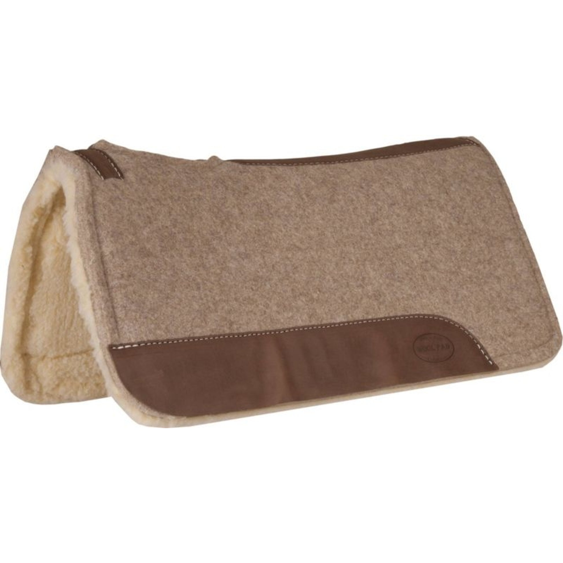 Mustang Contoured Felt Pad Fleece Top Grain