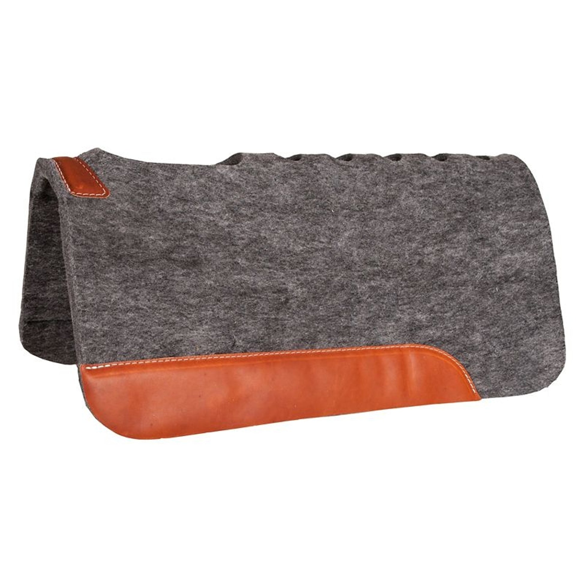 Mustang Wool Pad Vent Holes Top Grain Wear Leather