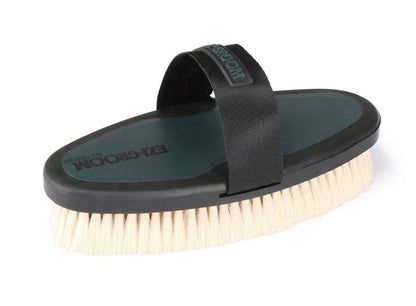 Ezi-Groom Grip Body Brush With Goat Hair