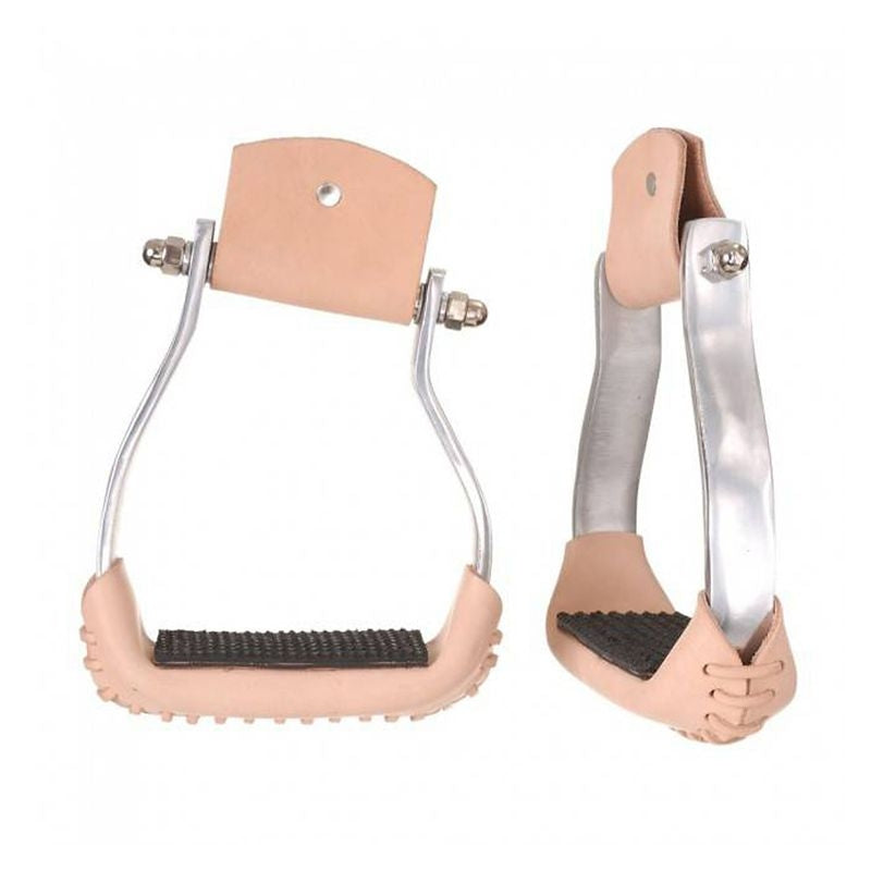 Tough1 Aluminum Angled Roper Stirrups