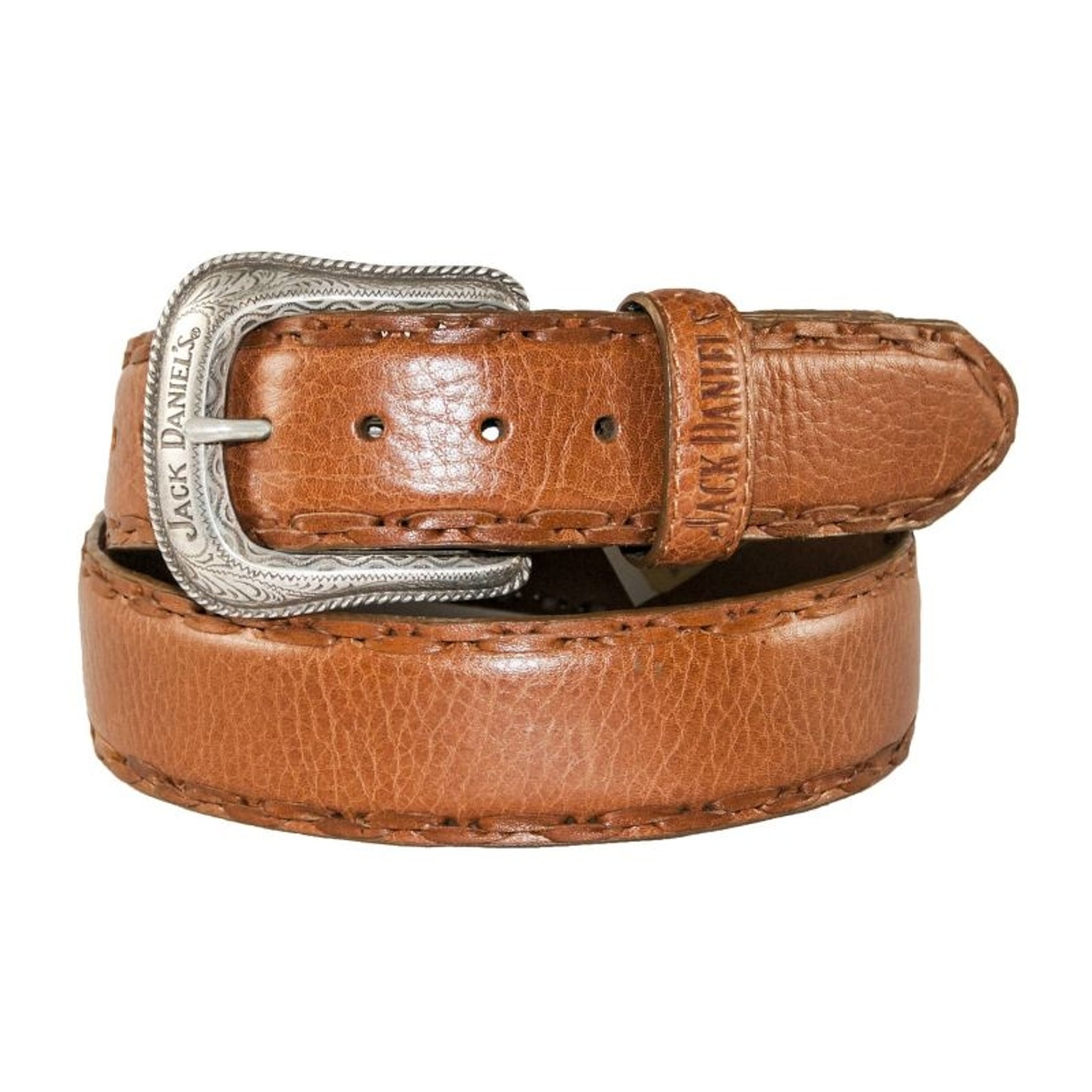Jack Daniels Laced Edge Leather Belt
