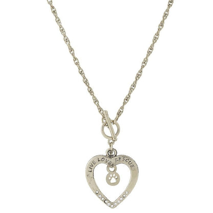 1928 Jewelry Live Love Rescue Necklace