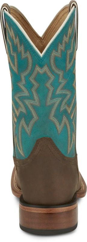 Justin Mens Guy Square Toe Boots