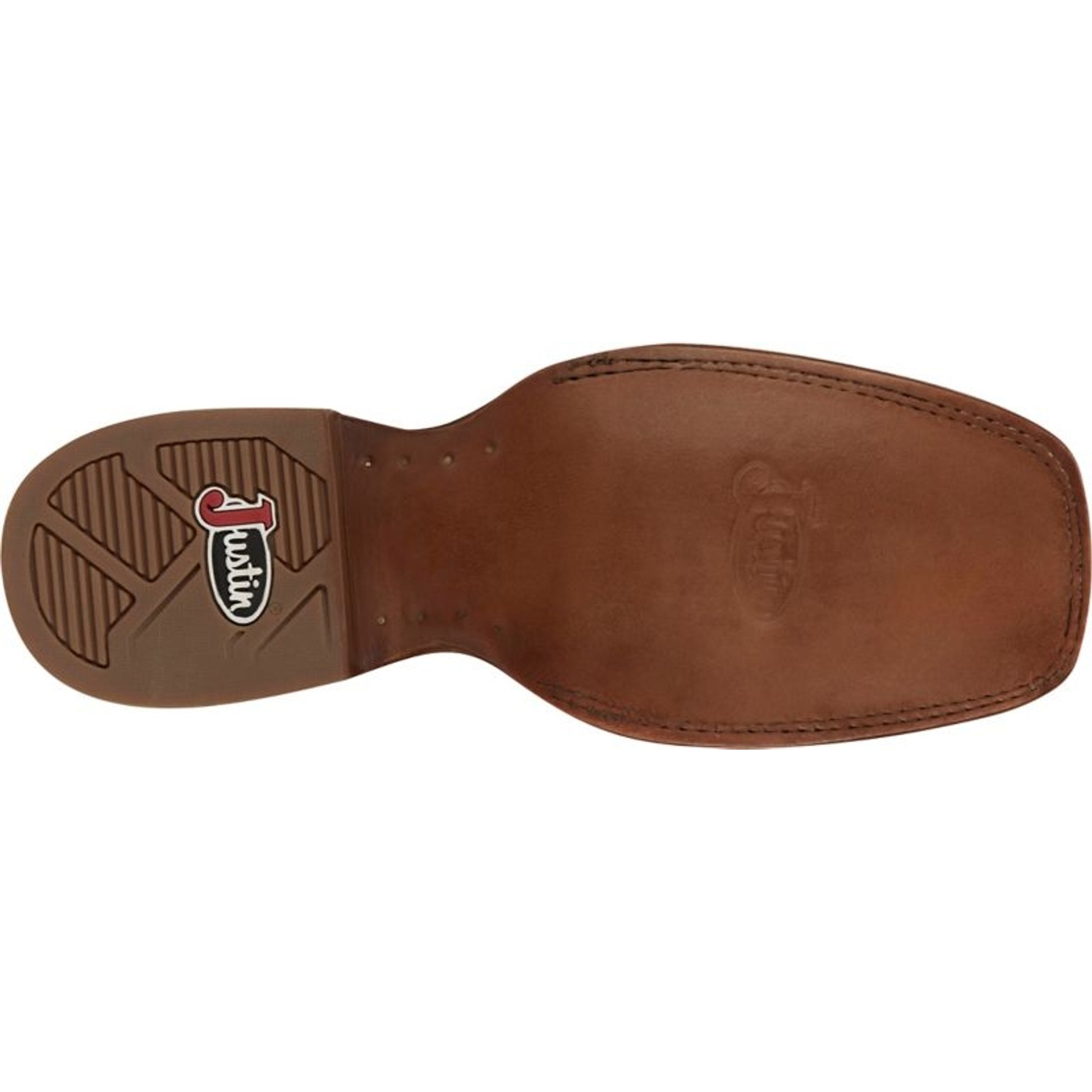 Justin Mens Guy Square Toe Boots