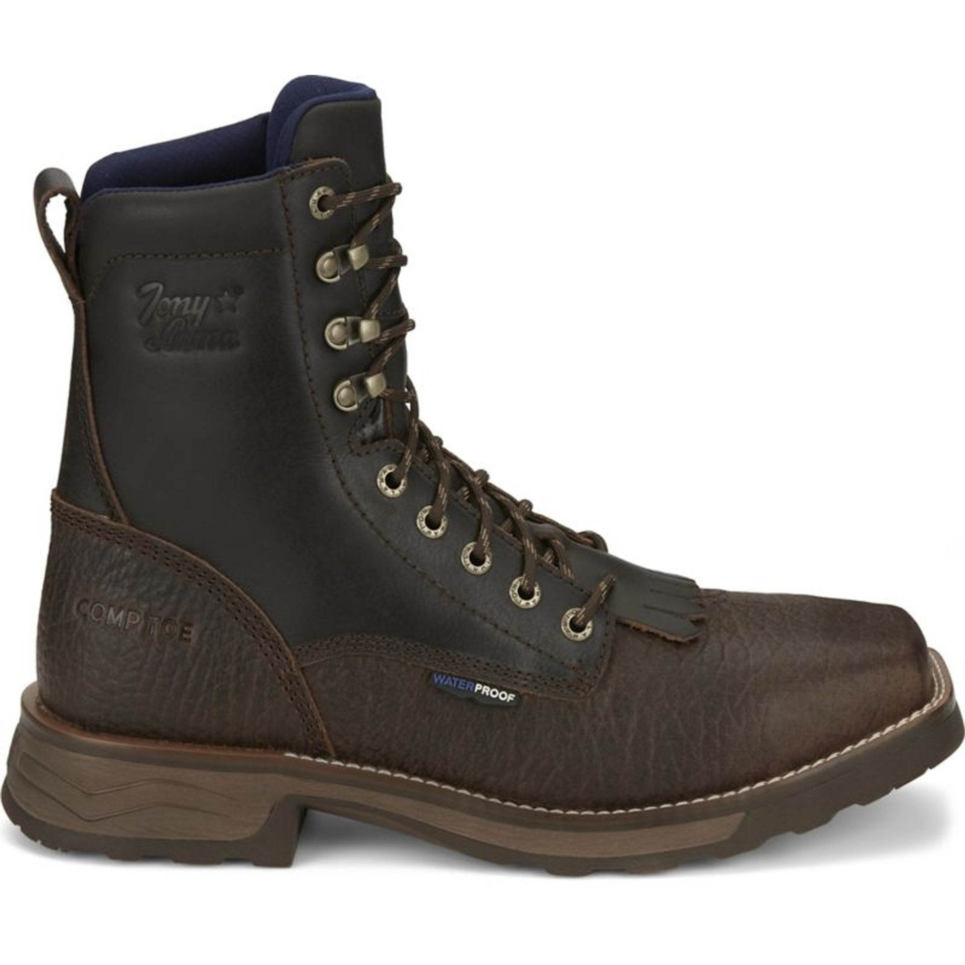 Tony Lama Mens High Range Sq Comp Toe Boot