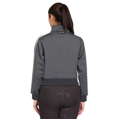 Equine Couture Ladies Cropped Jacket MD Charcoal