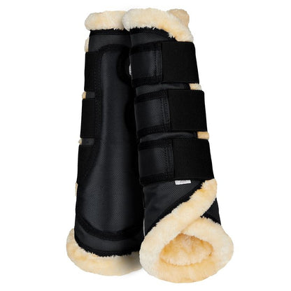 Horze Brushing Boots With Faux Fur