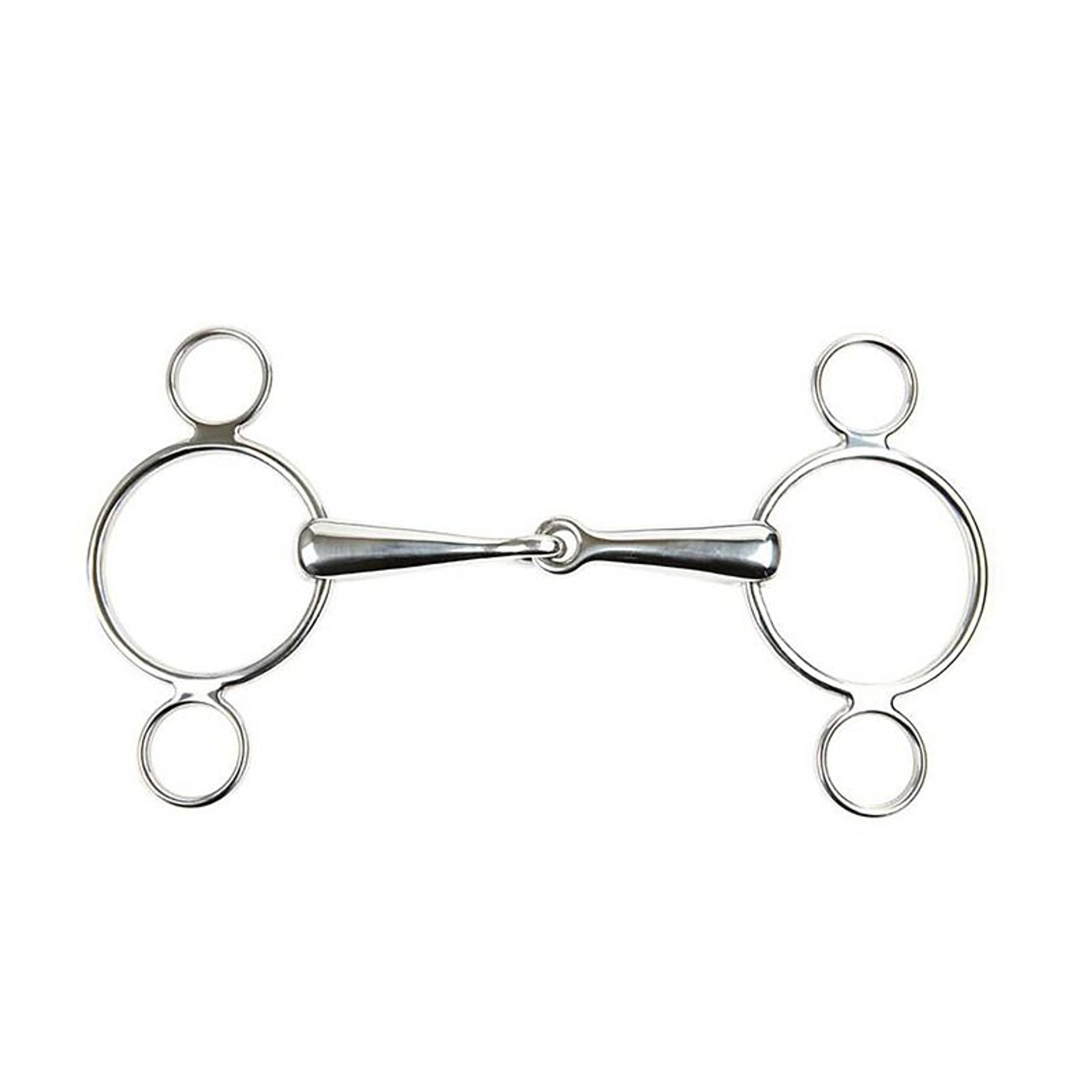 Korsteel Joint Mouth 3 Ring Continent Gag Bit