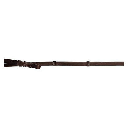 Reins with Buckle Ends And Stops 3/4in x 60in Brn