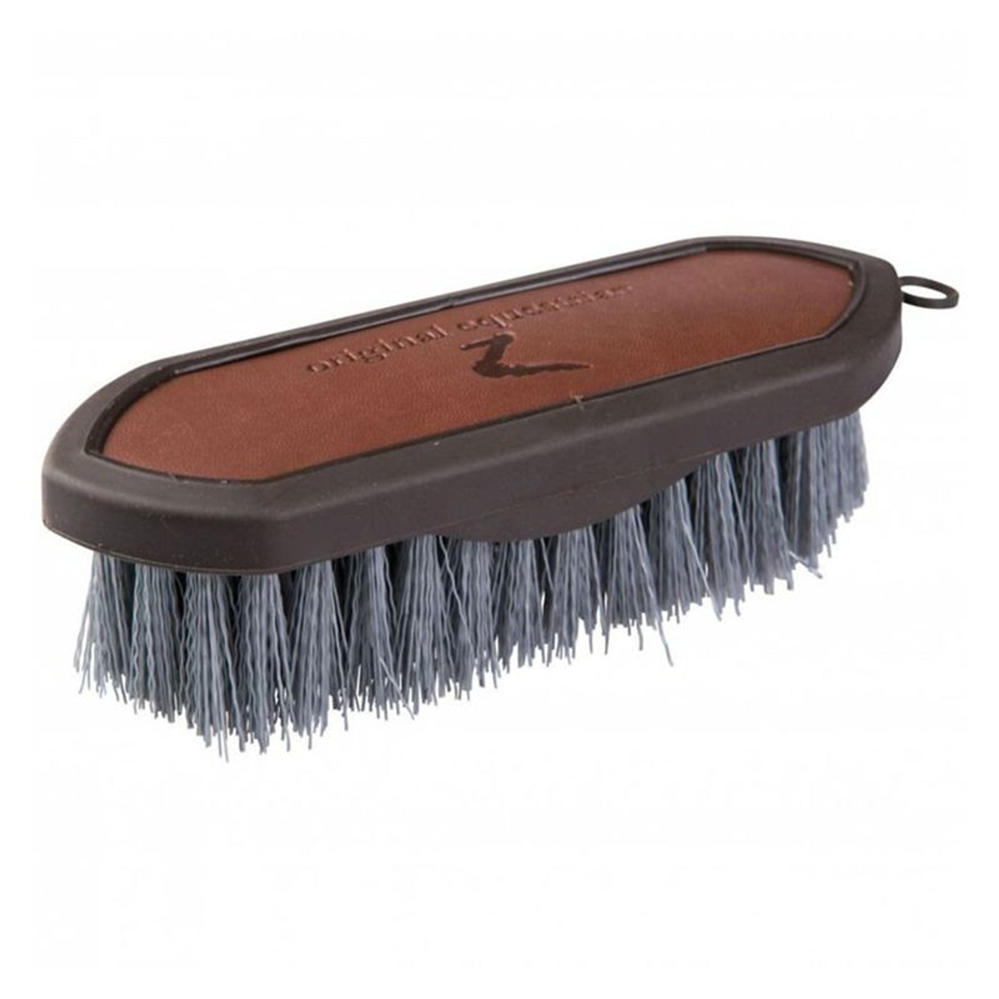 Horze Maddox Leather Handle Dandy Brush