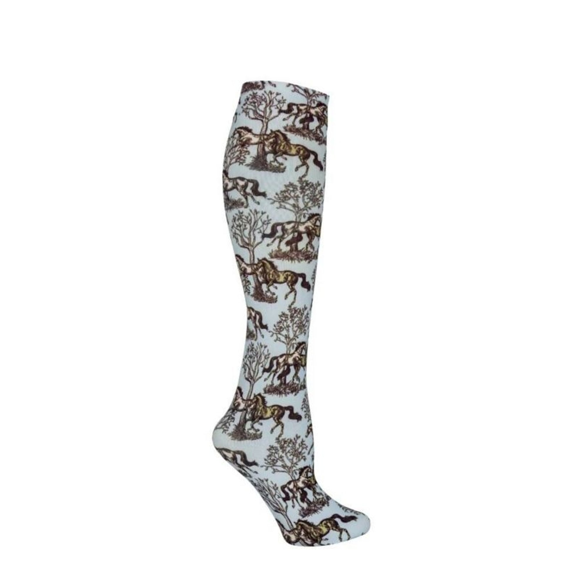 AWST Intl Ladies Lila Blue Toile Socks