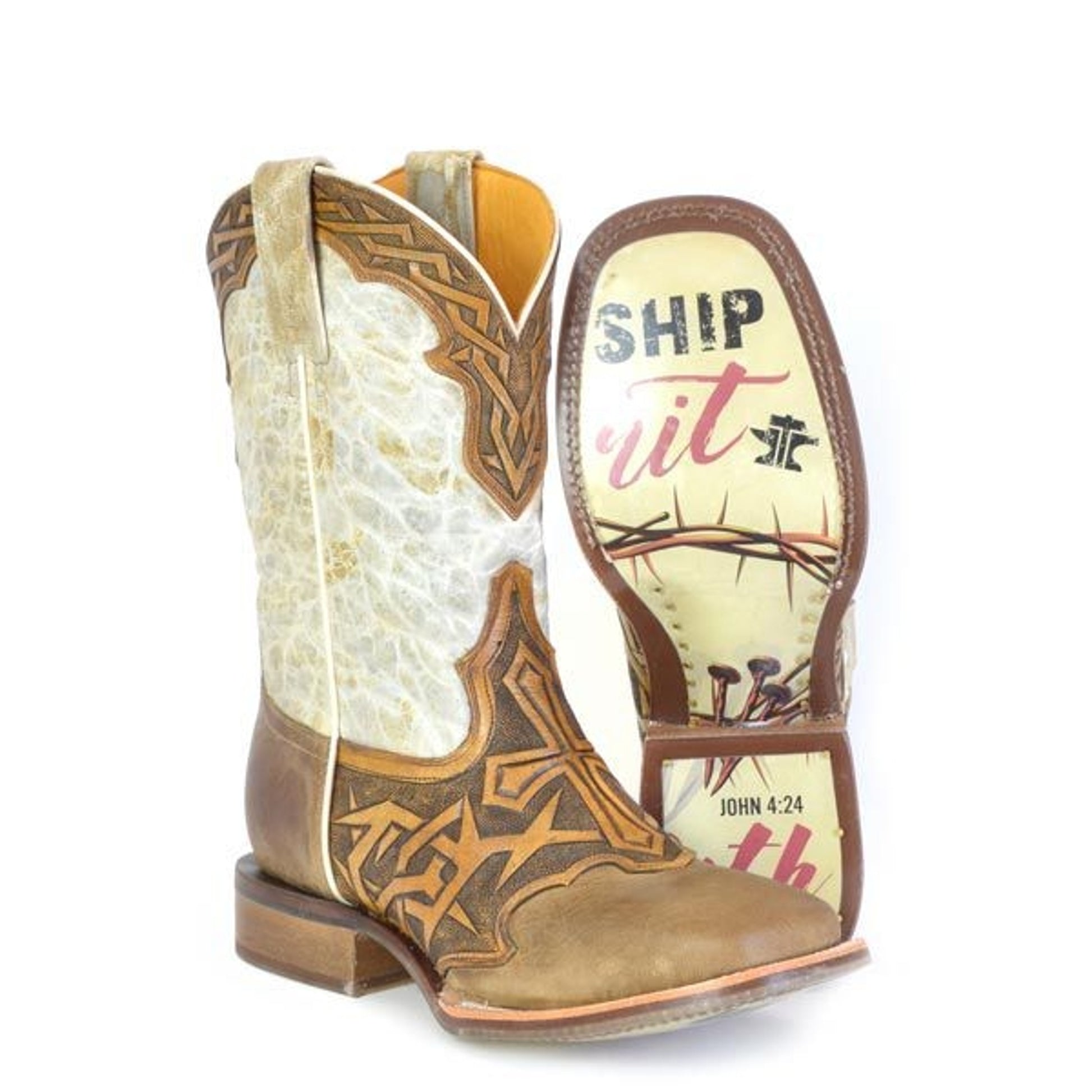 Tin Haul Spirit Sole Sq Toe Boots