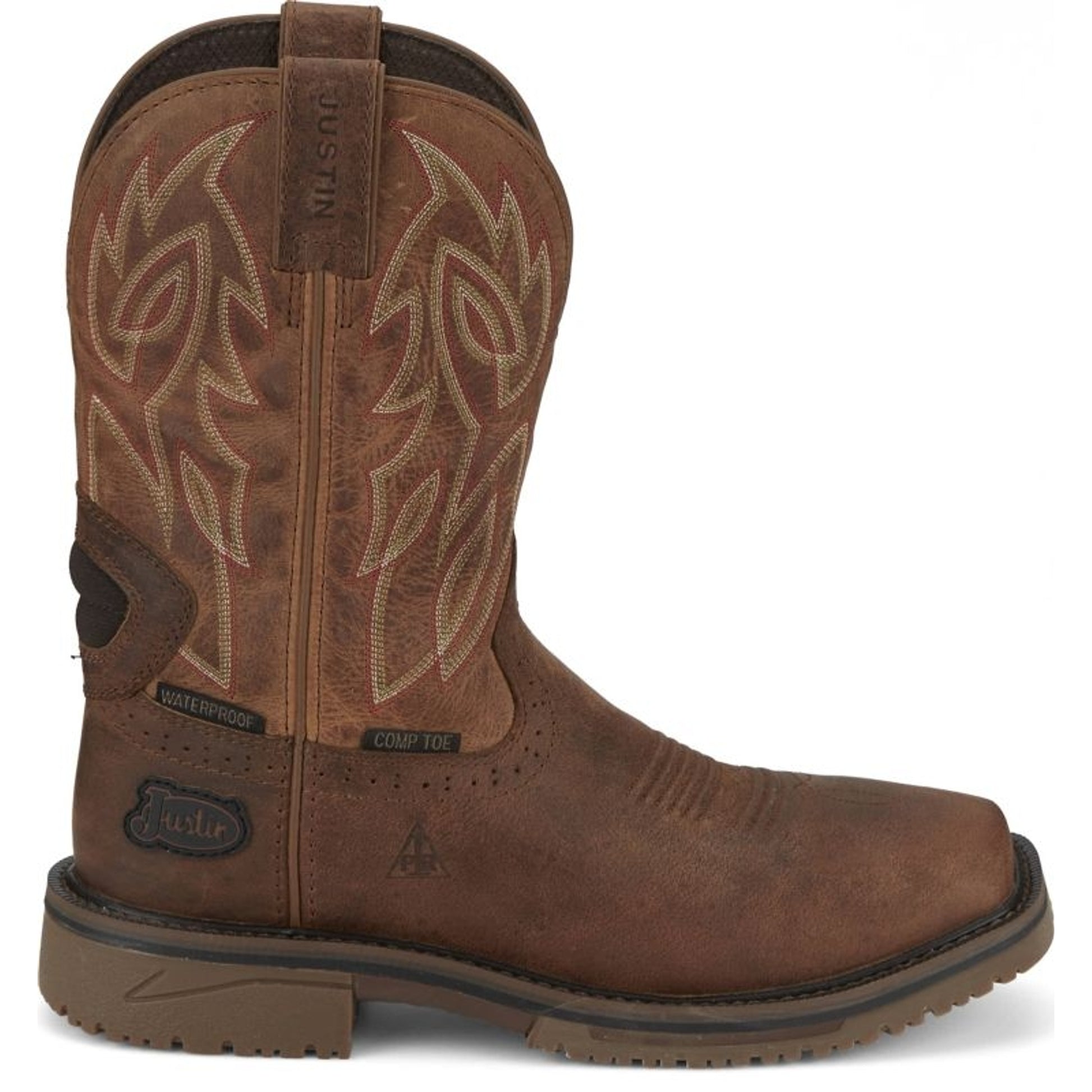 Justin Mens Broncy Composite Toe Boot