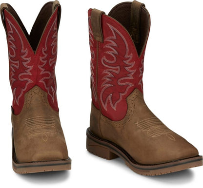 Justin Mens Broncy Composite Toe Boot