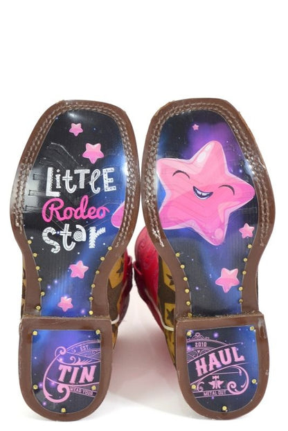 Tin Haul Childs Starring Me Sq Toe Boots