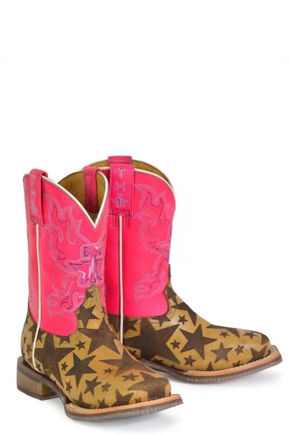 Tin Haul Childs Starring Me Sq Toe Boots