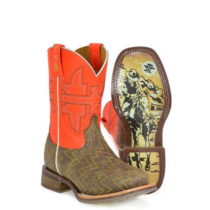 Tin Haul Childs Neon Thunder Boots