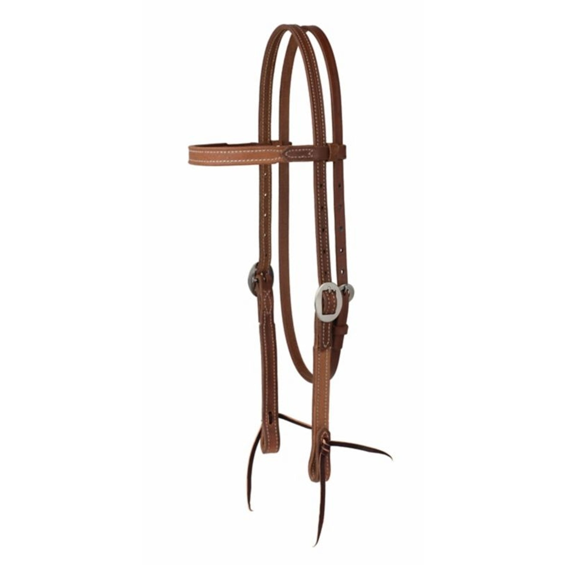 Weaver Rough Out Oiled Brow Band Headstall