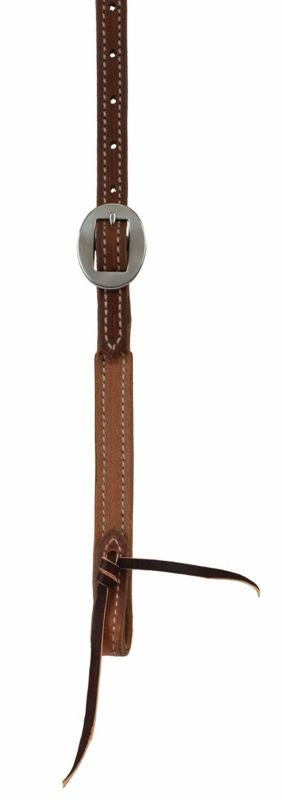 Weaver Rough Out Oiled Sliding Ear Headstall