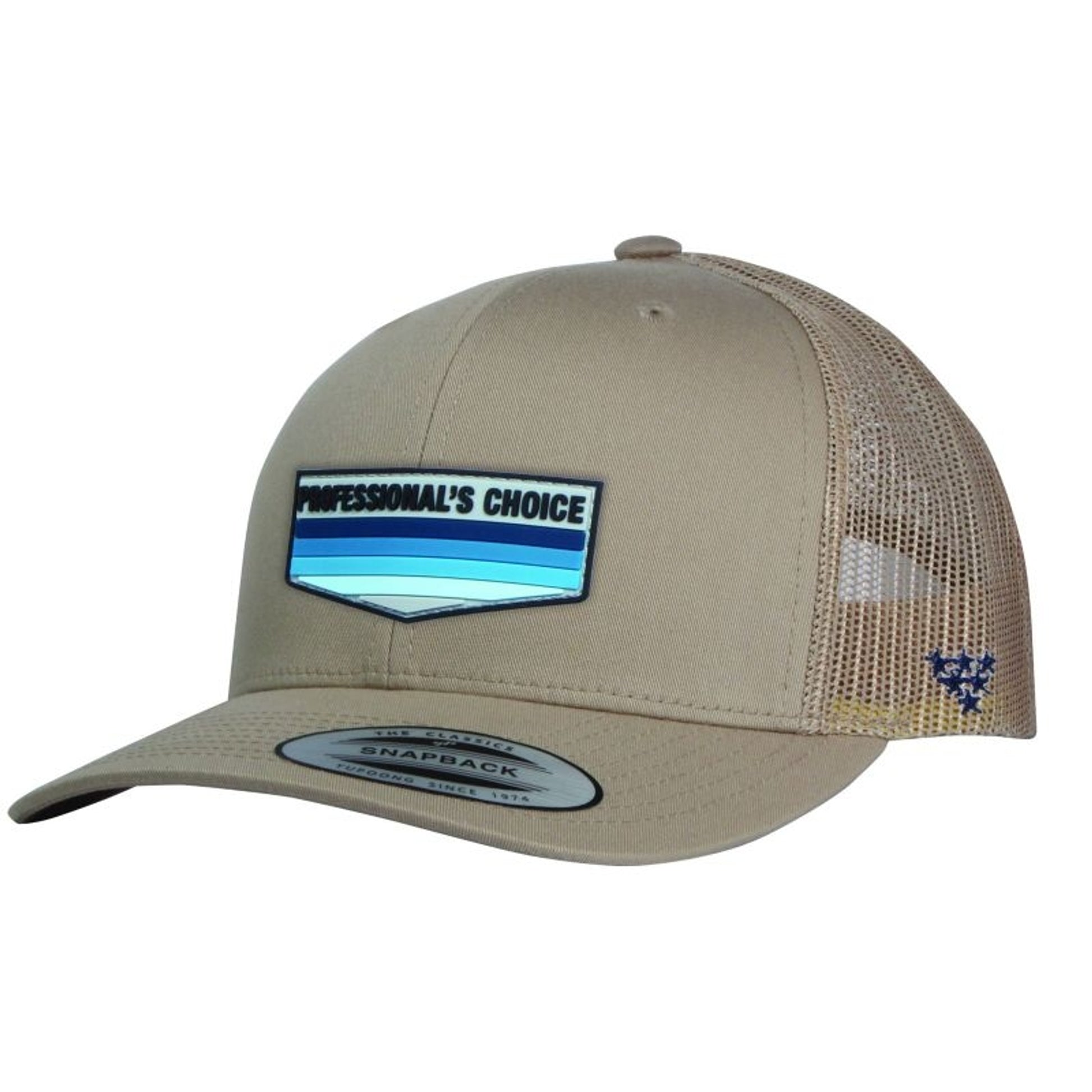 Professionals Choice Retro Trucker Cap Khaki