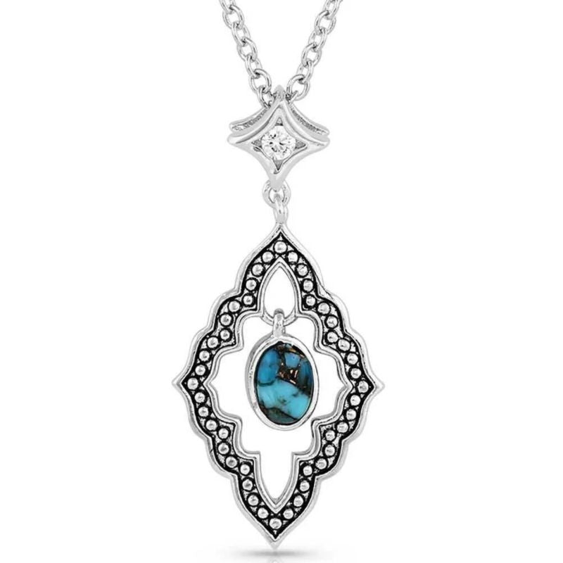 Montana Silversmiths Upon A Star Turq Necklace