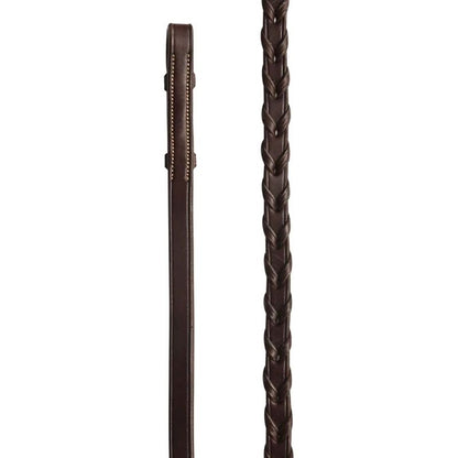 Ovation Plain Lace Reins 5/8 Brown