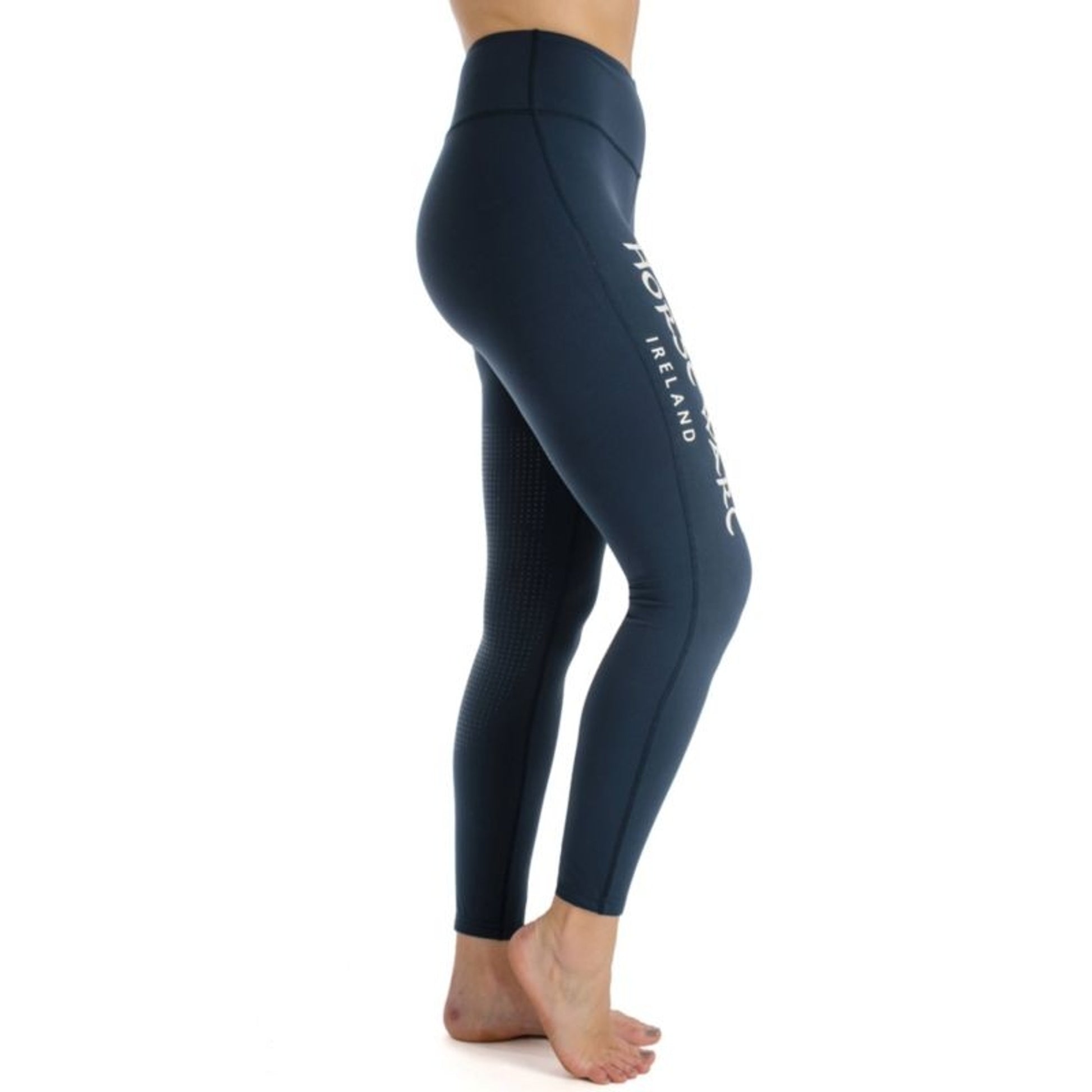 Horseware Adult Signature Riding Tights LG Navy