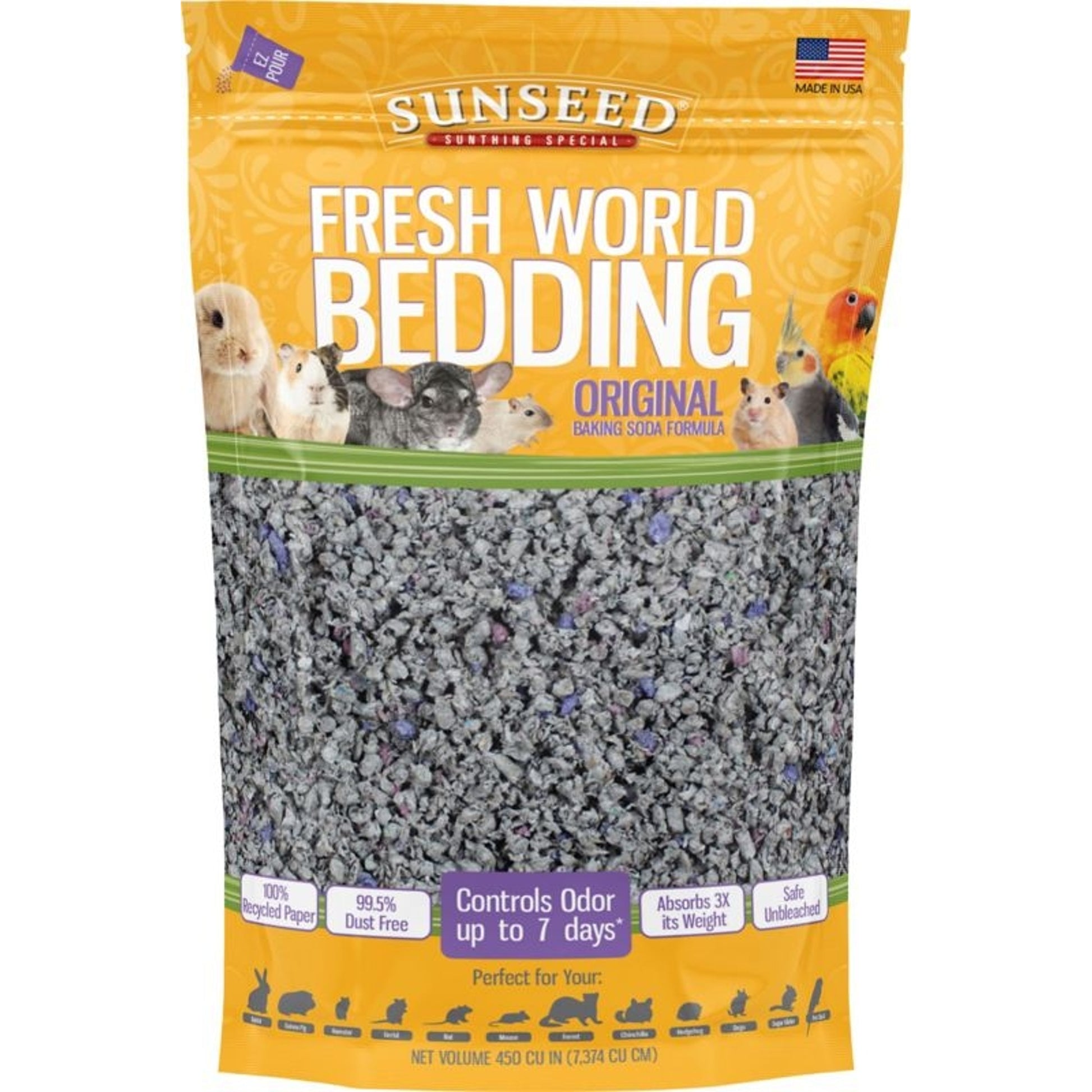 Sunseed Fresh World Bedding 975 Cubic Inch Purple