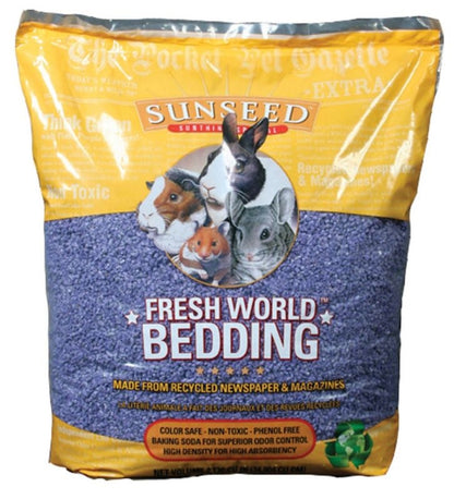 Sunseed Fresh World Bedding 975 Cubic Inch Purple