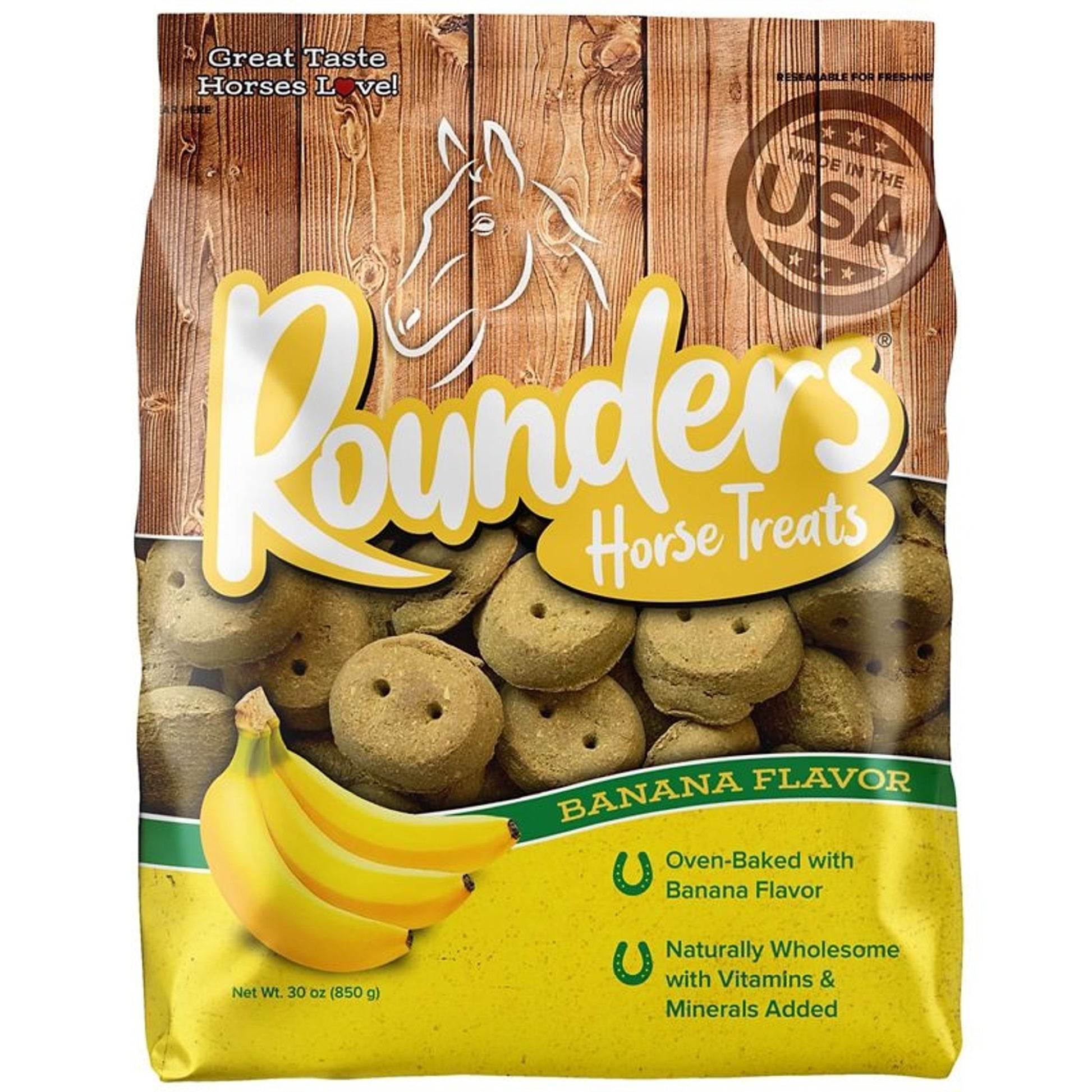Rounders Horse Treats 30 oz