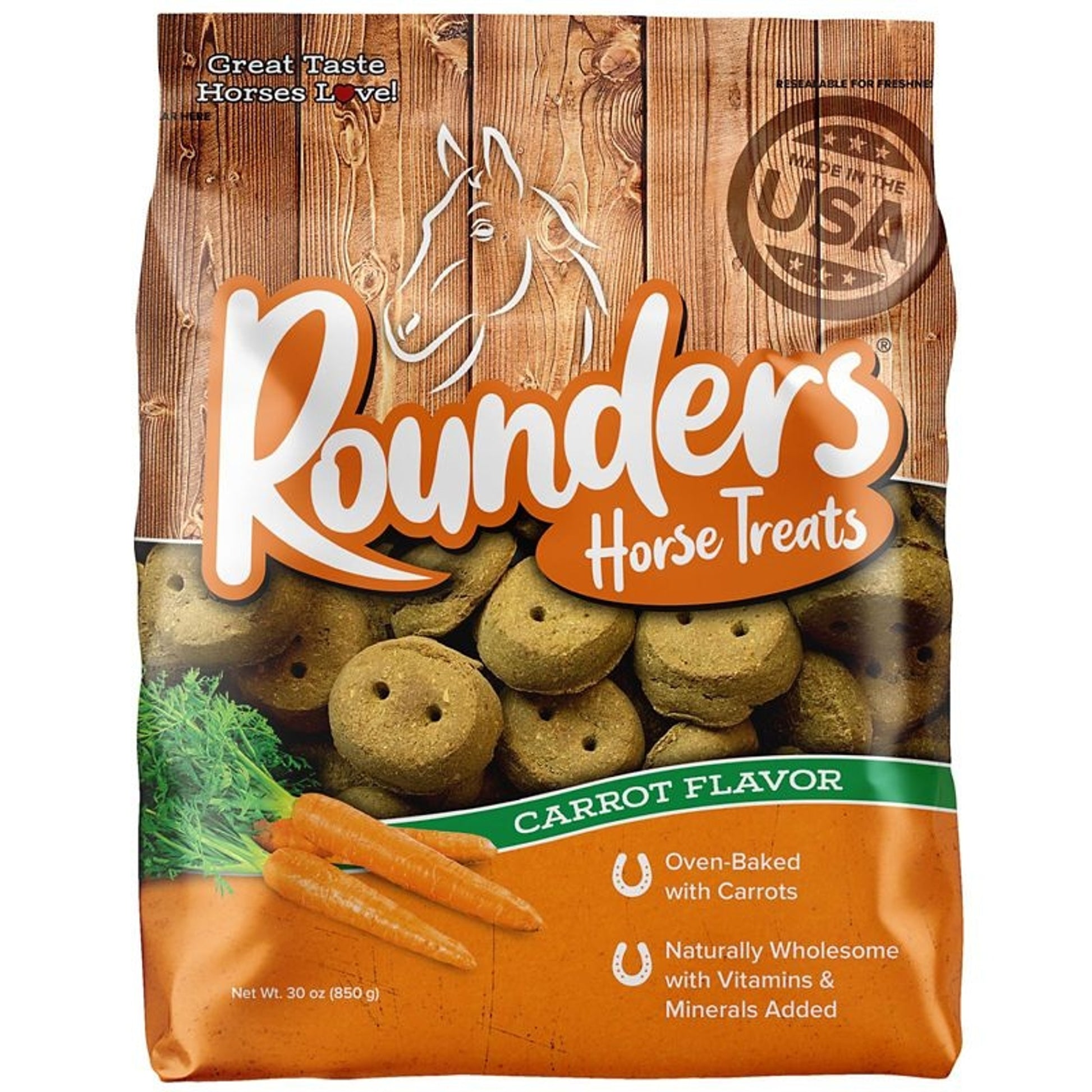 Rounders Horse Treats 30 oz
