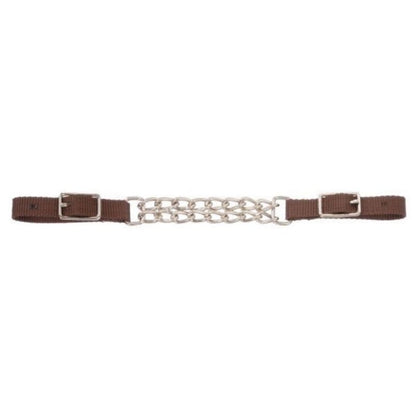 Western Poly Curb Strap Black