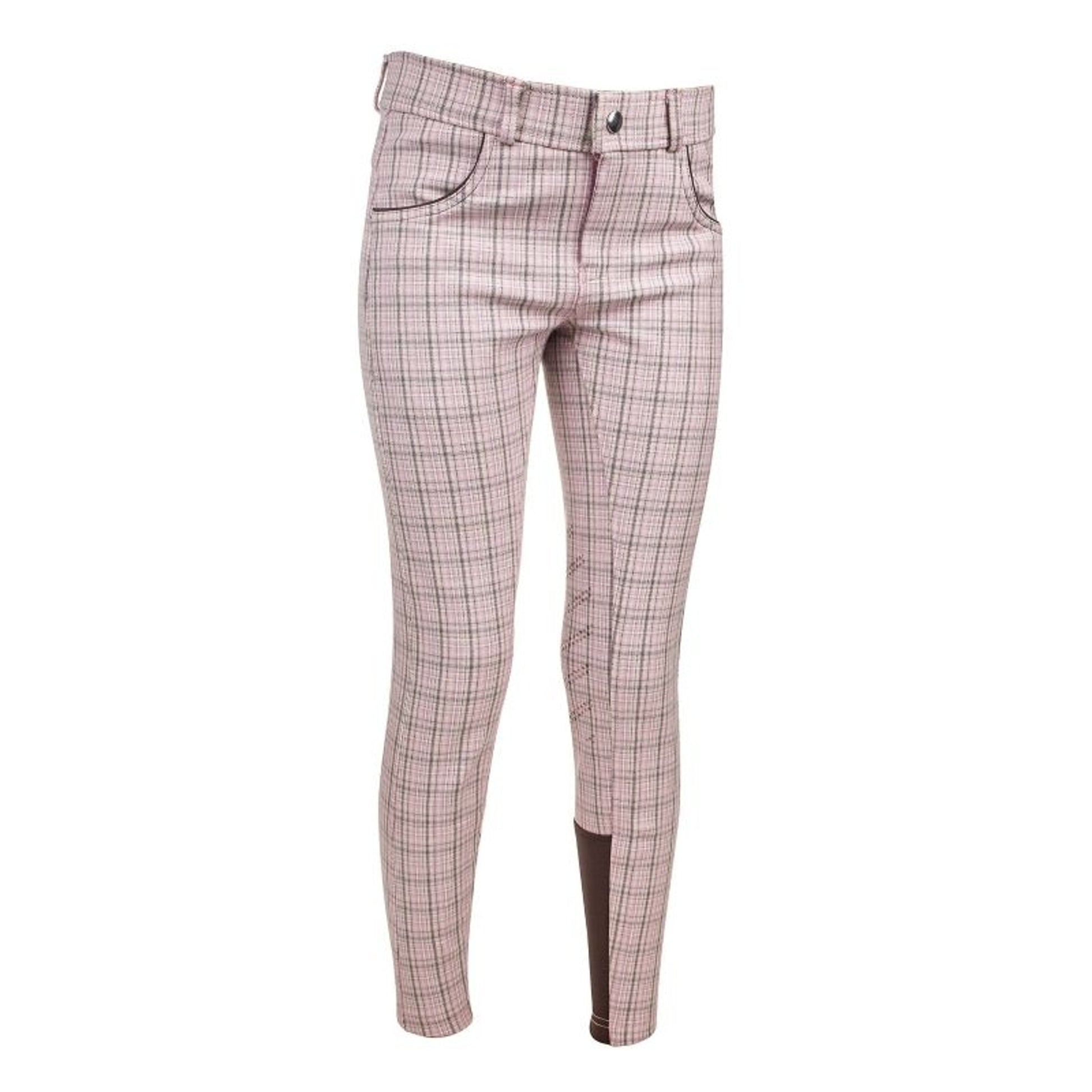 Ashley Classic Kids Knee Patch Breeches Pink/Cream
