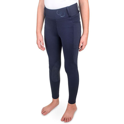 Equistar Kids Silicone Patch Tights