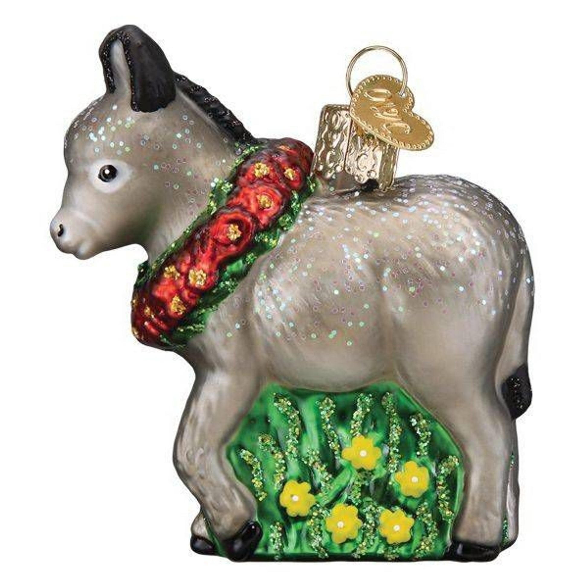 Christmas Donkey 3in Ornament