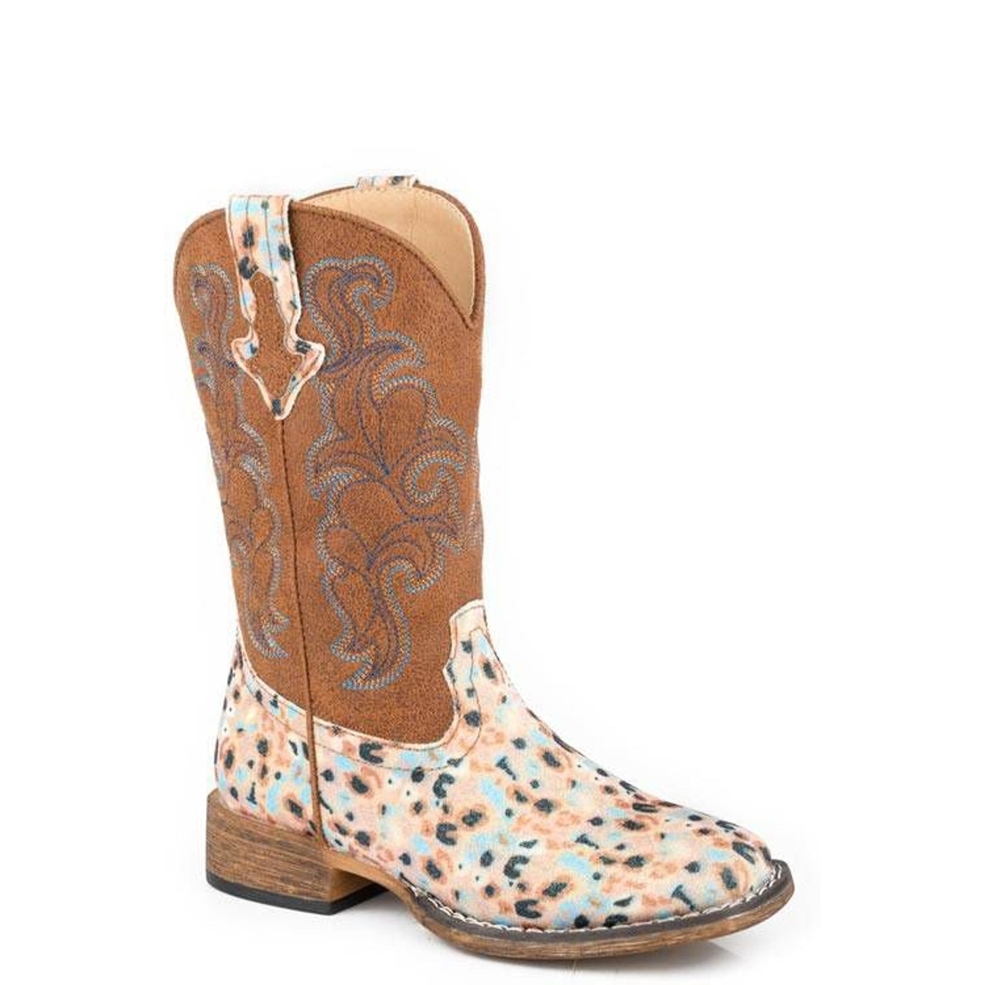 Roper Kids Glitter Blossom Boot