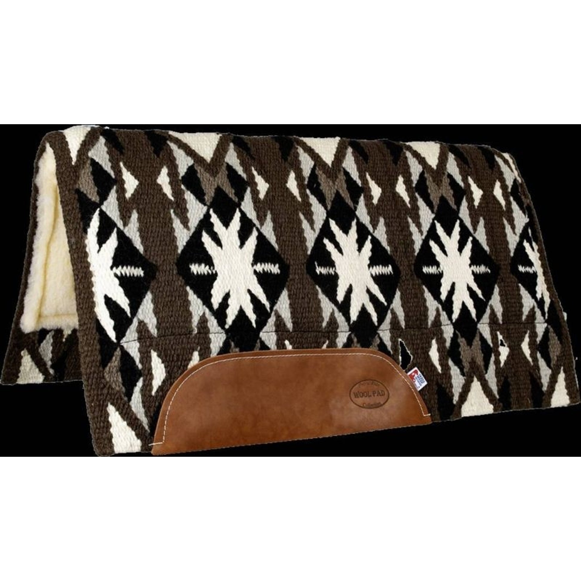 Mustang Tejas Tan Wool Felt Bottom Pad