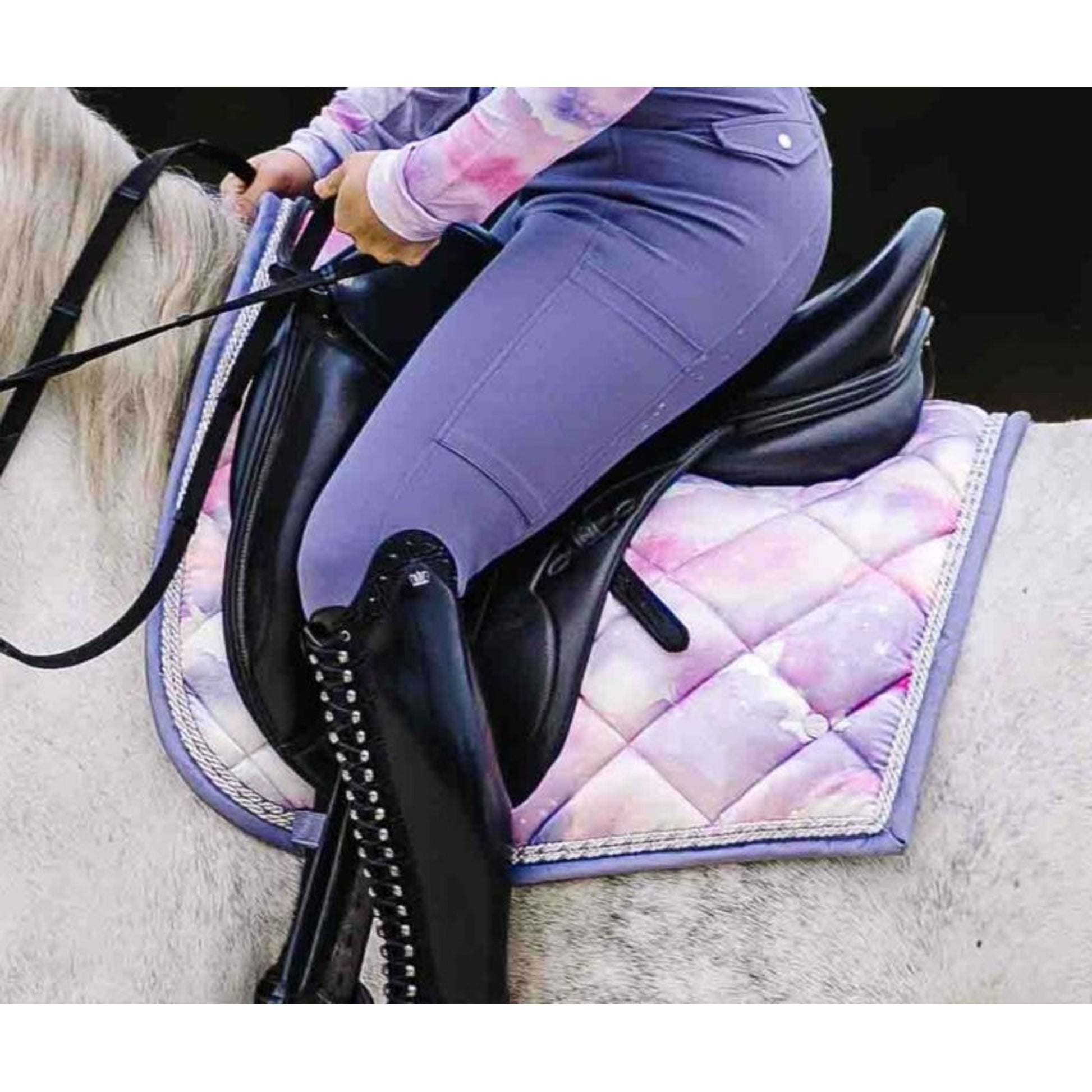 Dapplebay Lavender Haze Dressage Saddle Pad