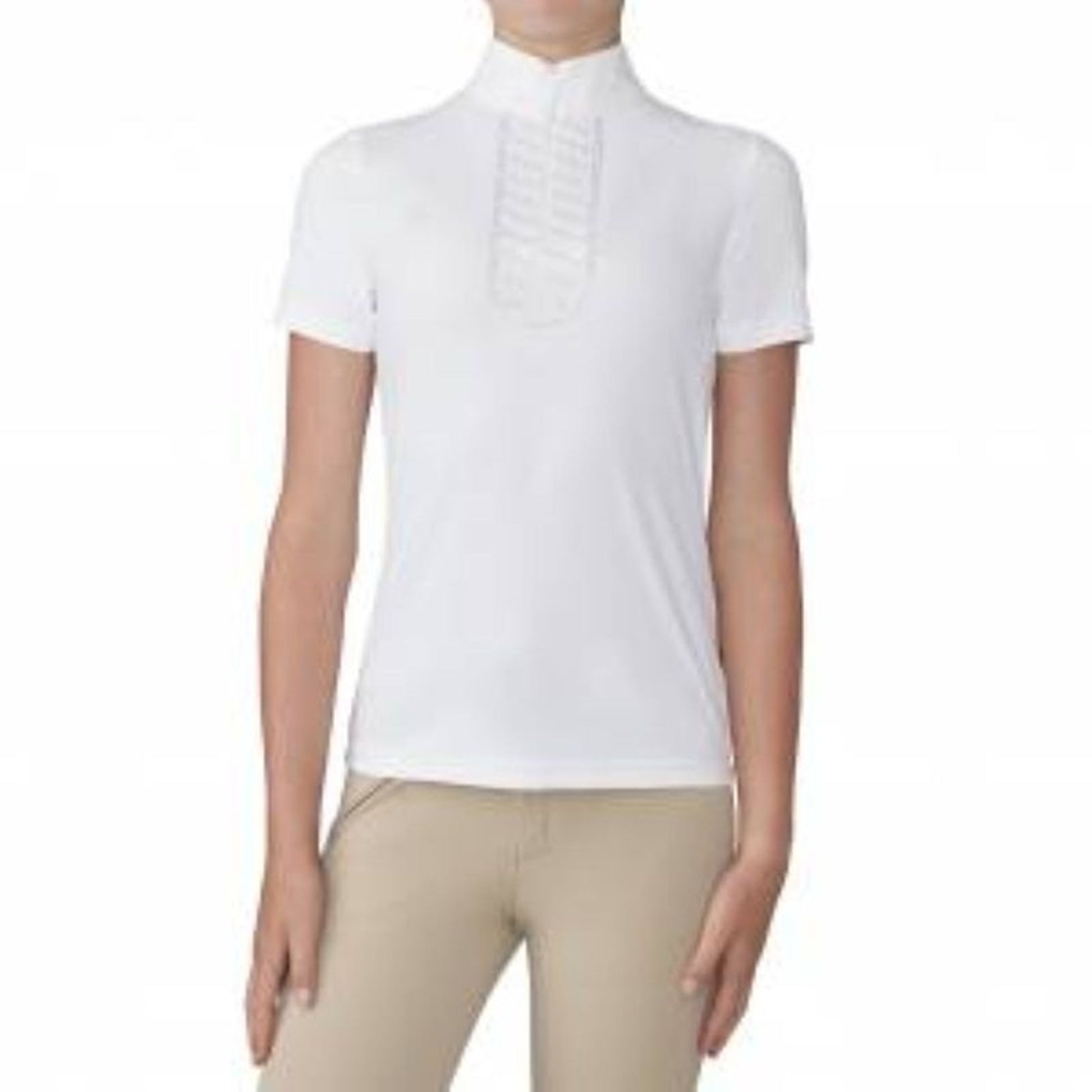Ovation Kids Glamour SS Show Shirt XL White