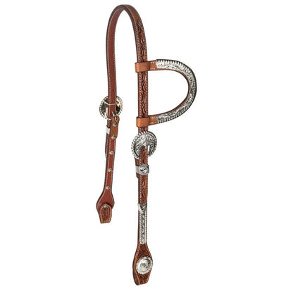 Tabelo One-Ear Leaf Tooled Show Headstall