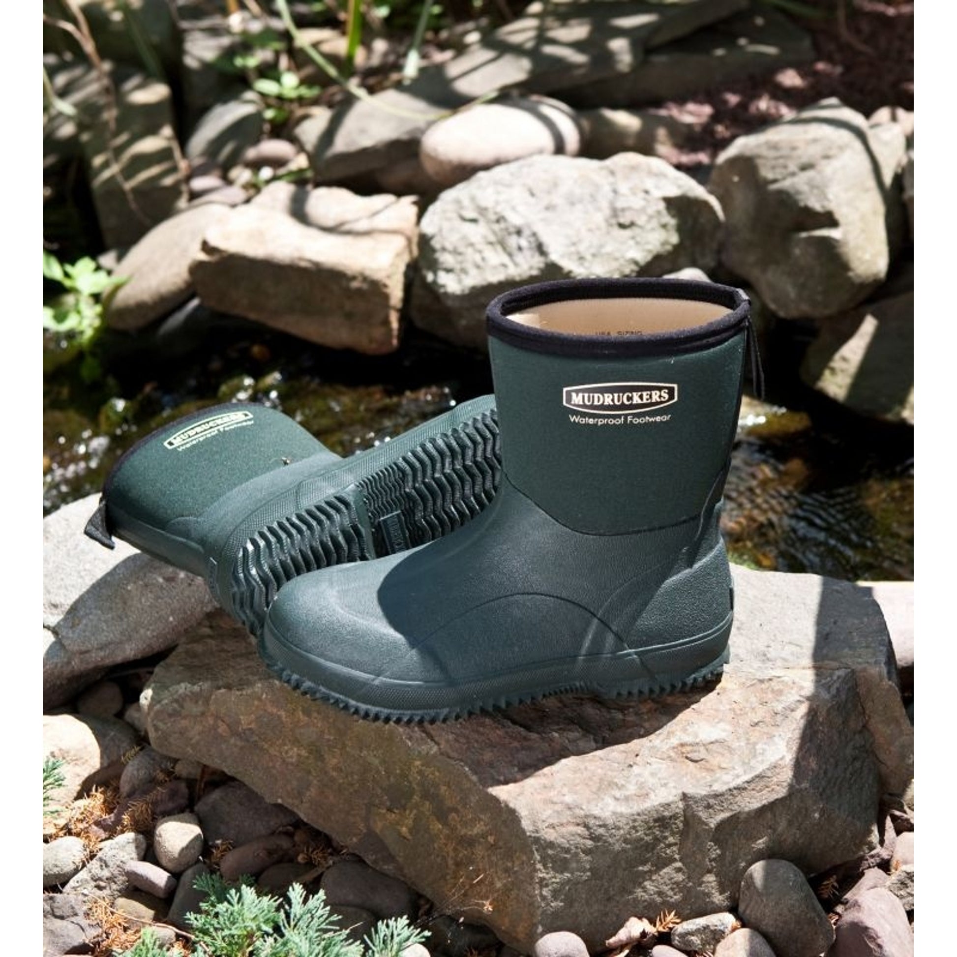 Mudruckers Waterproof 9in Slip On Mid Boots
