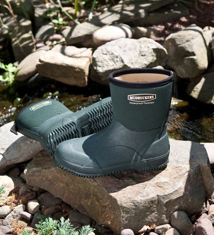 Mudruckers Waterproof 9in Slip On Mid Boots